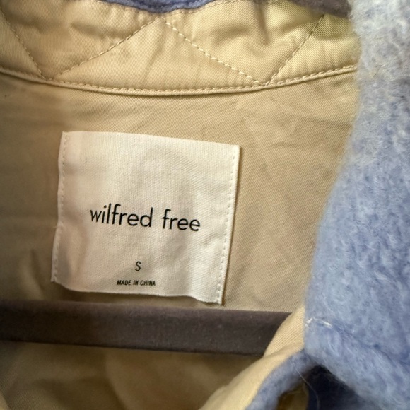 Aritzia Ganna Zen blue and white jacket by Wilfred Free - Picture 3 of 11